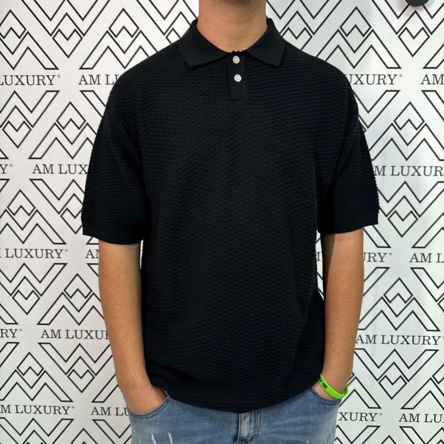 Polo regular fit black